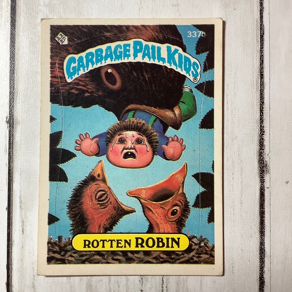 1987 Topps Garbage Pail Kids #337B Rotten Robin
